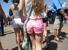 At the Fair, Candid Butts