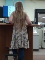 Candid Sisters at the Library 1