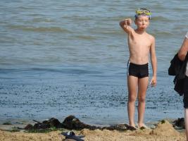 2017-310 Blond Beach boy small swimsuit