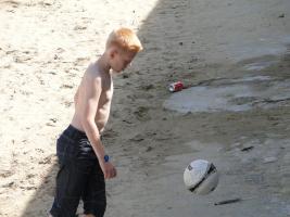 2011 - 36th album - Red hair footballer beach boy