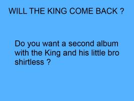 2012 - 104th album - The come back of the King