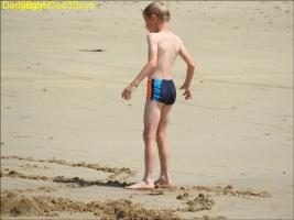 2017-97a After, the beach boy walking on the beach