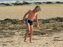 2017-313 Blond beach boy small swimsuit part 4