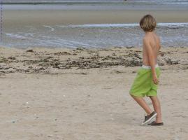 2011 - 81th album - The little footballer beachboy with his too long green short