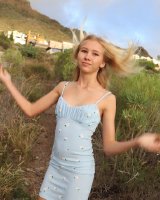 13 yo model maria - outdoors