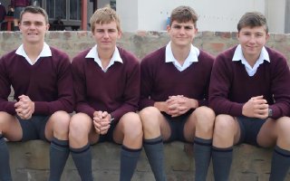 Teen boys looking smart in shorts