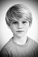 Boy Portraits in Black and White 2