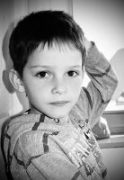 Boy Portraits in Black and White