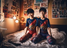 AI Boys in Tights / Pantyhose / Fashion for Boys 123