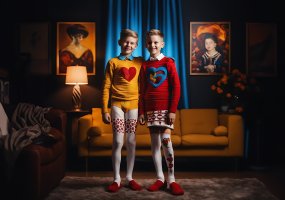 AI Boys in Tights / Pantyhose / Fashion for Boys 168