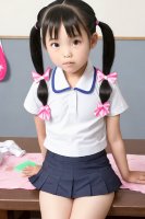 [AI Art] Cute Asian Schoolgirls - Panty Peeks