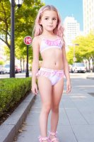 [AI Art] Panty Modeling Around The City