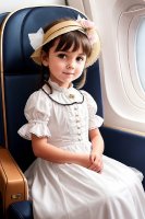 [AI Art] Victorian Era Girls In Modern Passenger Jets