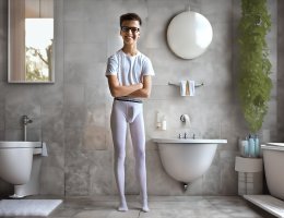 AI Boys in Tights /  Pantyhose / Fashion for Boys 183