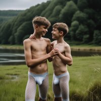 AI Boys in Tights / Pantyhose 22