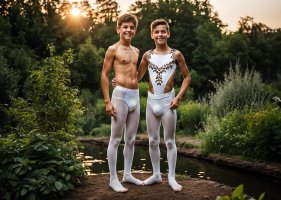 AI Boys in Tights / Pantyhose / Fashion for Boys 204